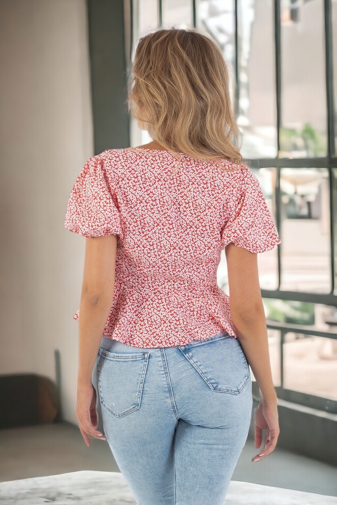 blusa estampada red blusa estampada red