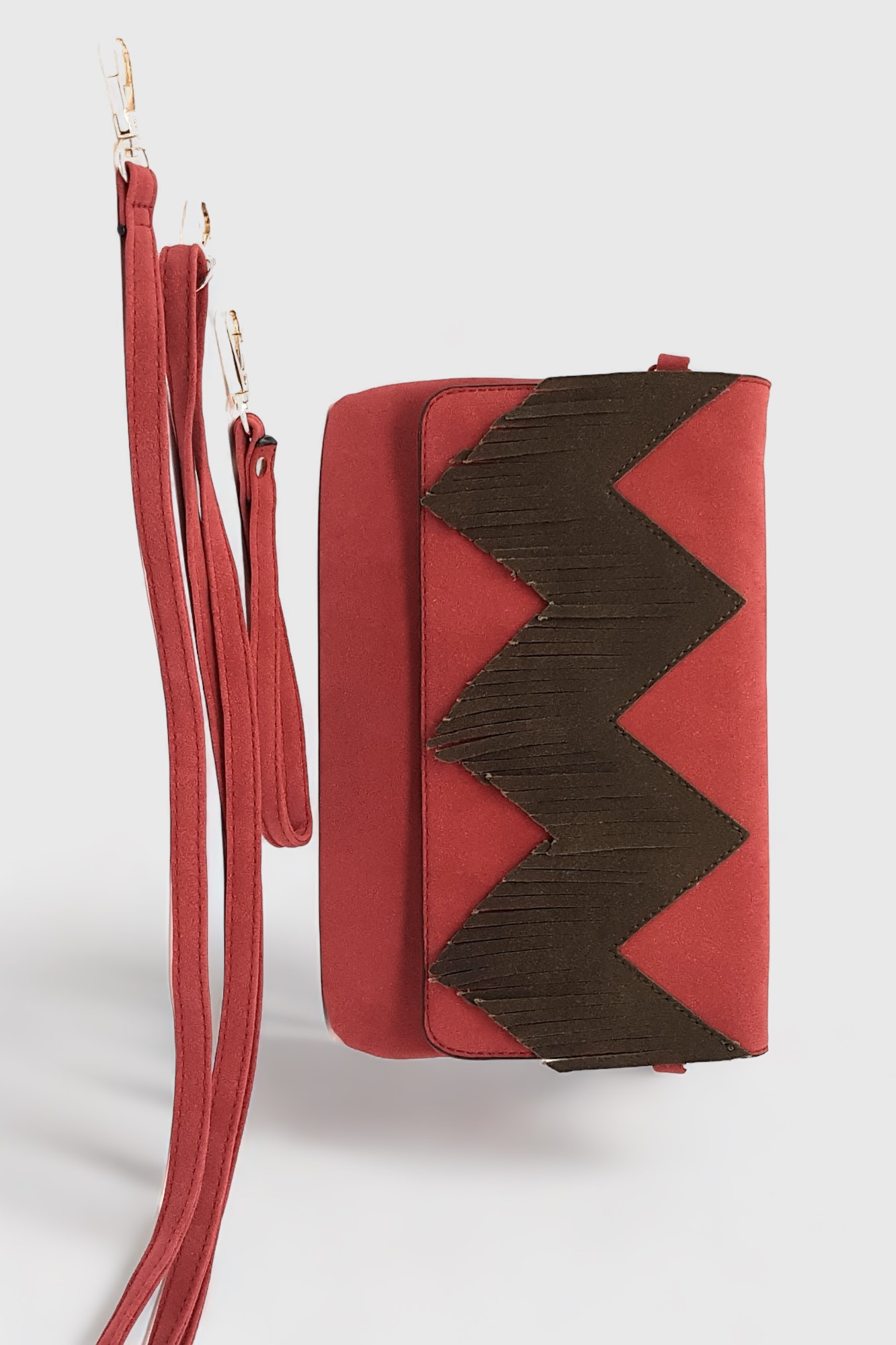 bolso bandolera con flecos rojo bolso bandolera con flecos rojo