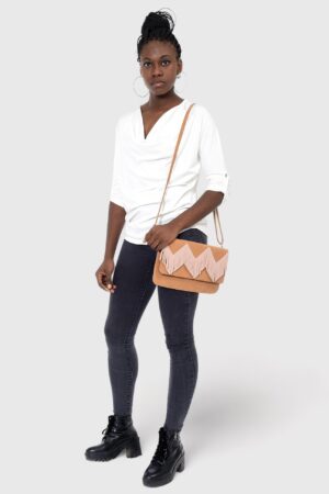 bolso bandolera de ante