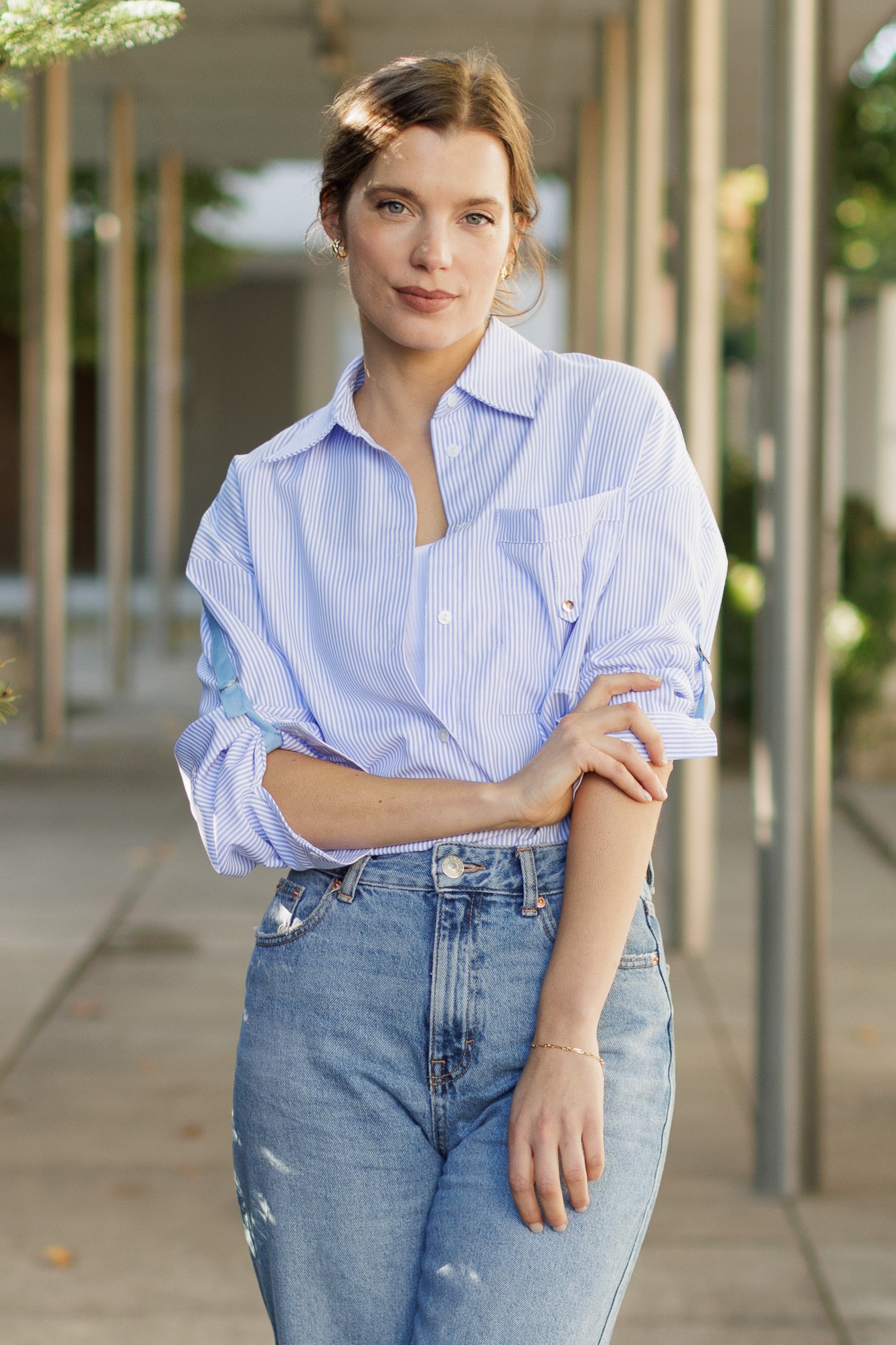 camisa rayas azules mujer camisa rayas azules mujer