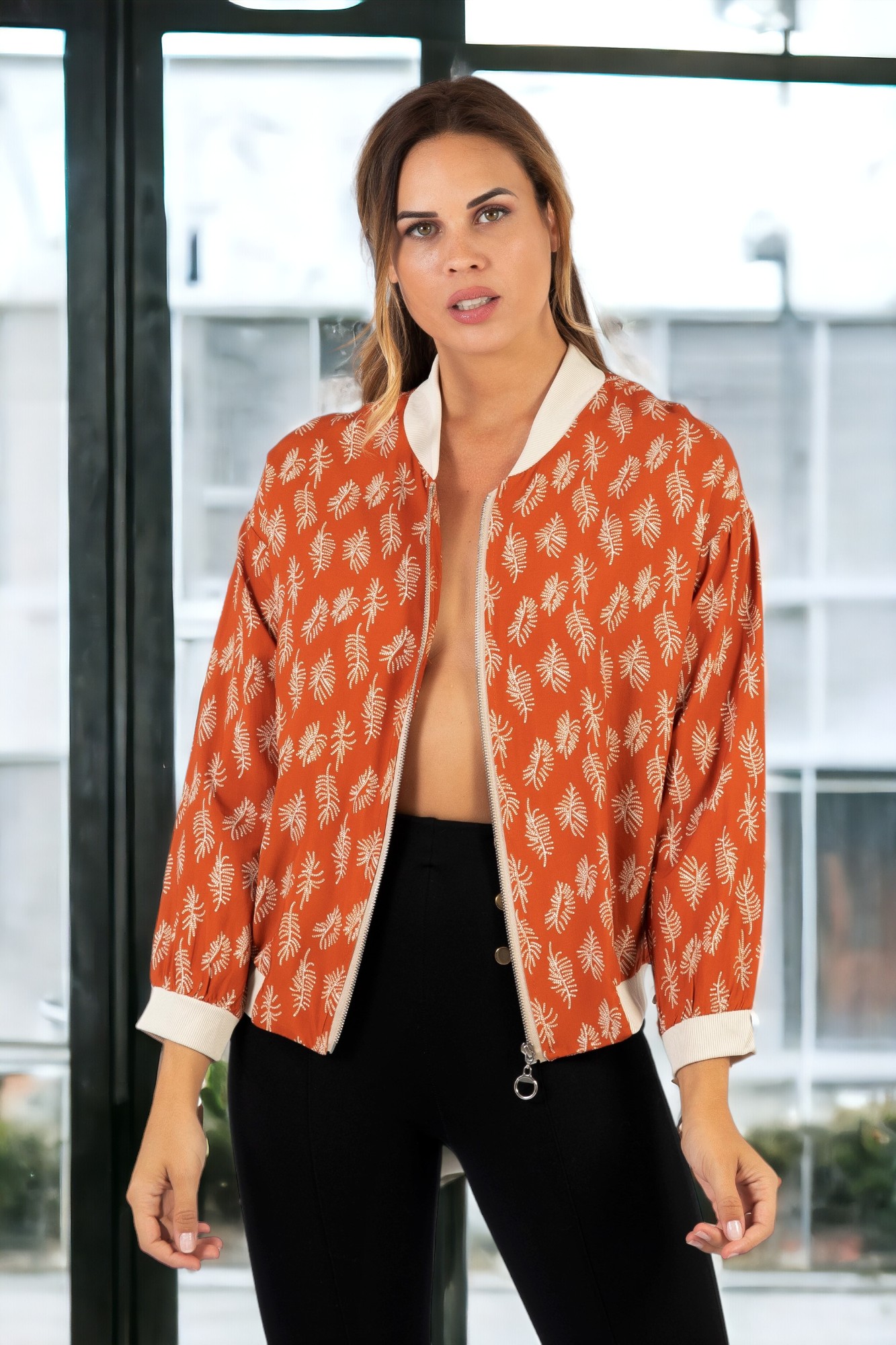 chaqueta bomber estampada chaqueta bomber estampada