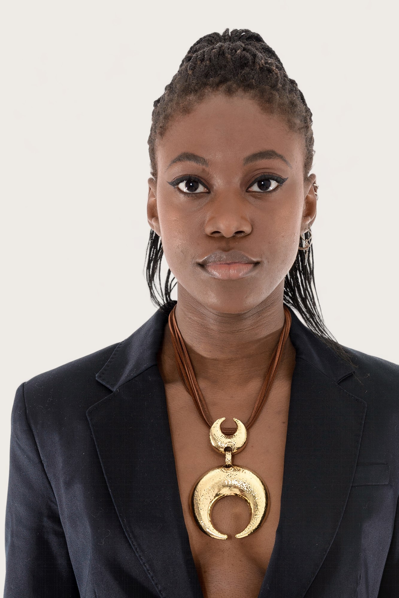 collar dorado media luna mujer collar dorado media luna mujer