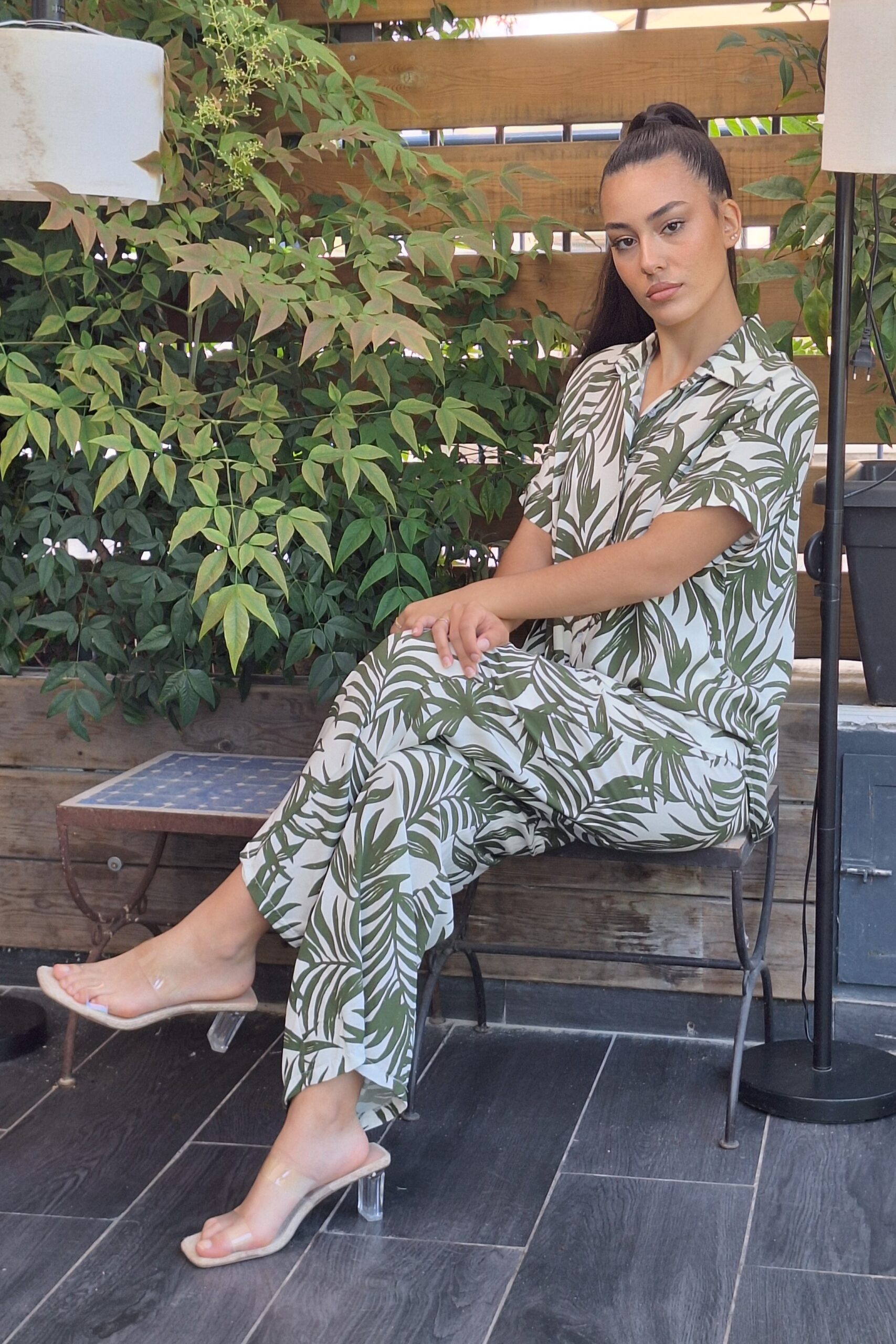 conjunto estampado pantalón y camisa conjunto estampado pantalón y camisa