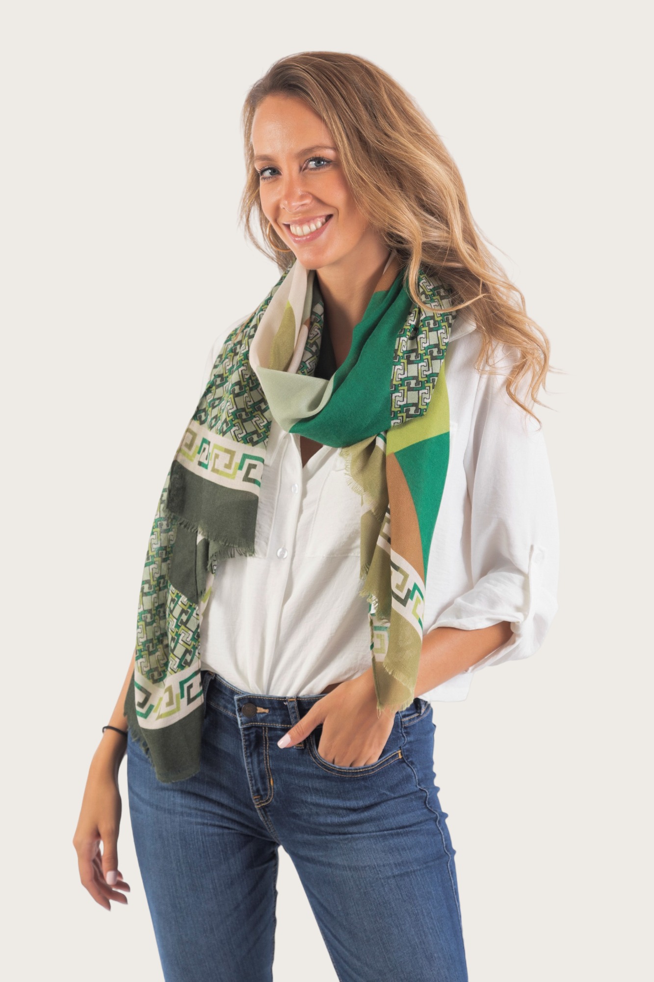 pañuelo estampado verde pañuelo estampado verde