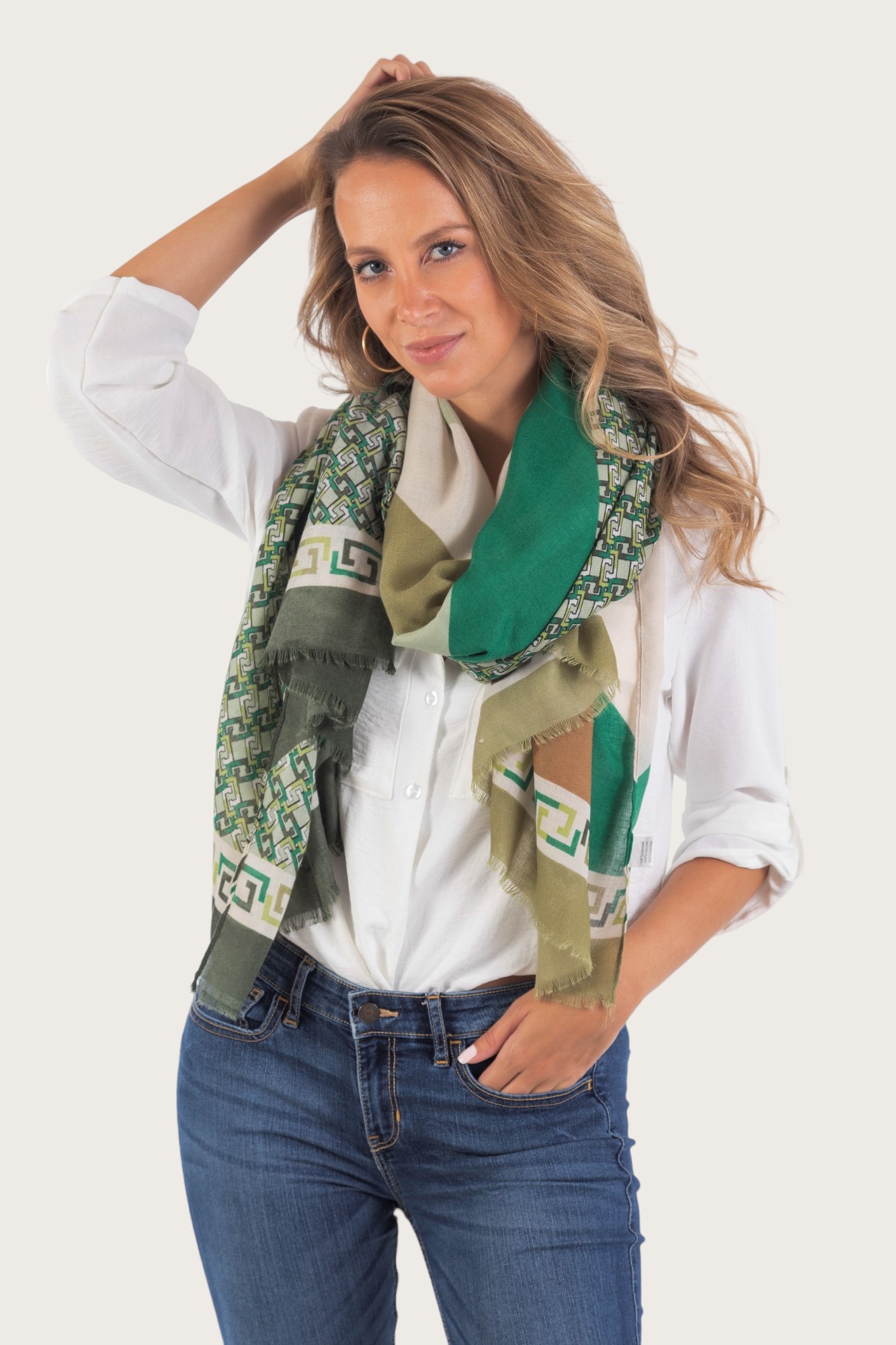 pañuelo estampado verde pañuelo estampado verde