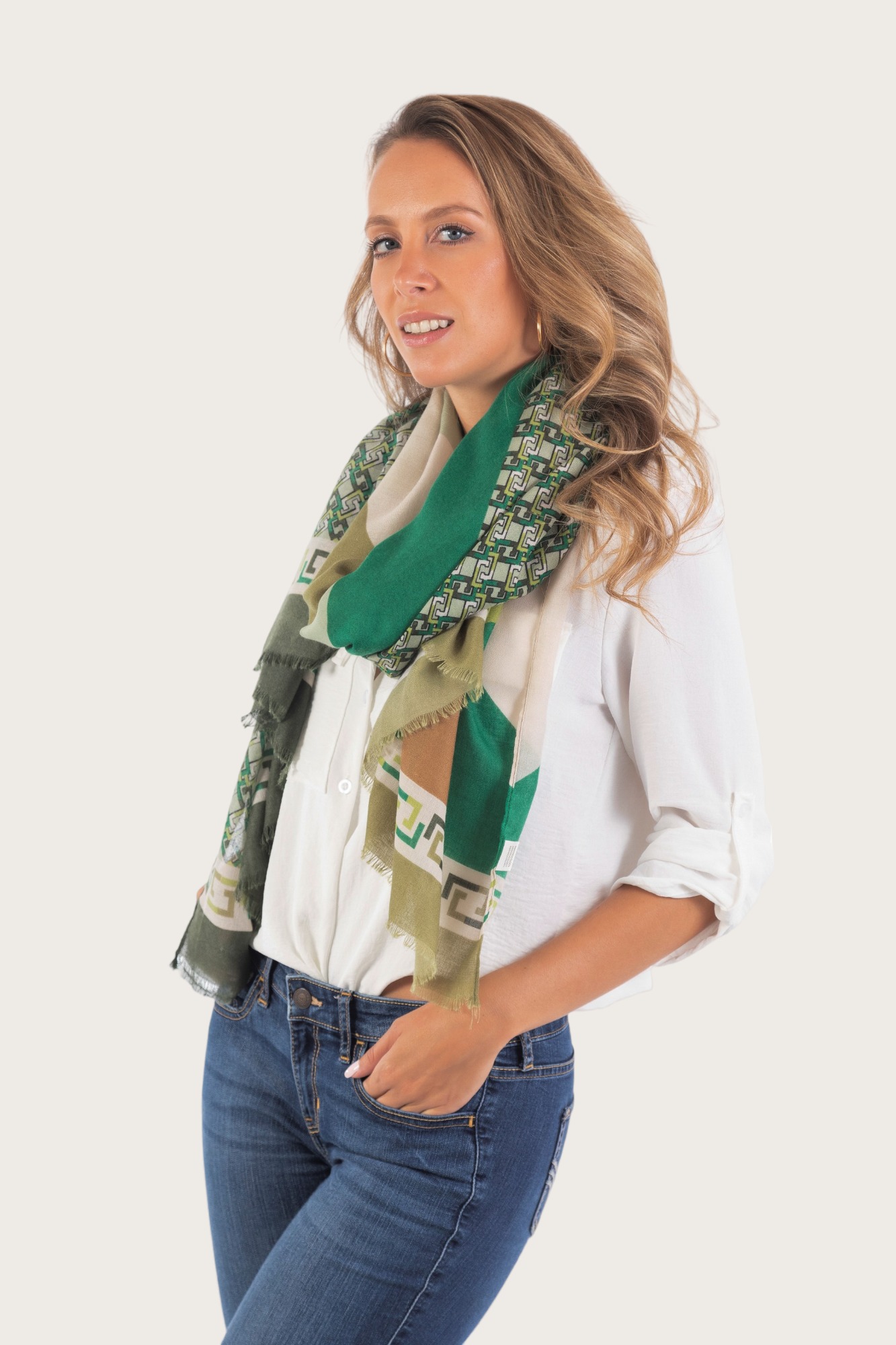 pañuelo estampado verde pañuelo estampado verde