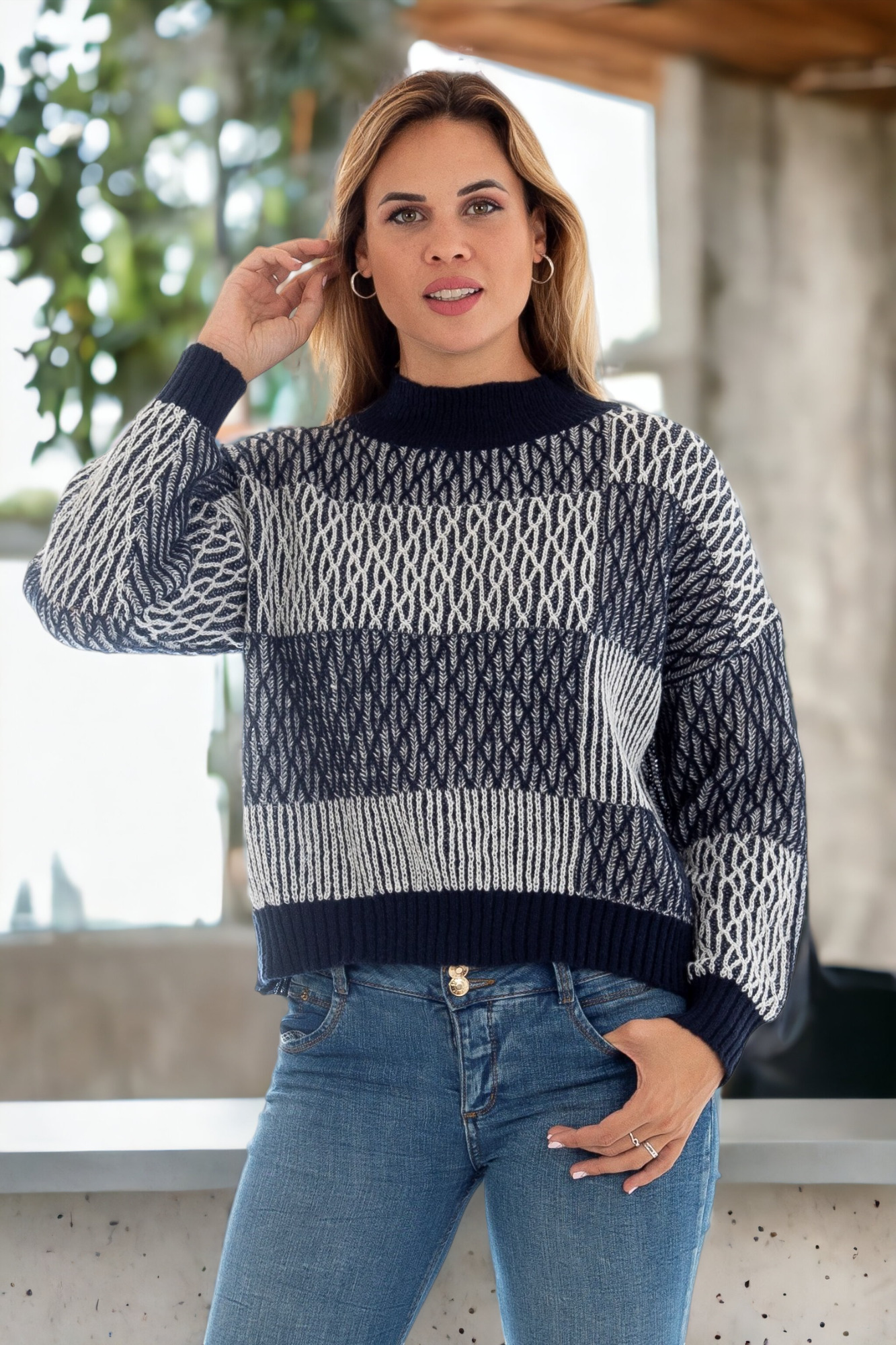 jersey jacquard cuadros jersey jacquard cuadros