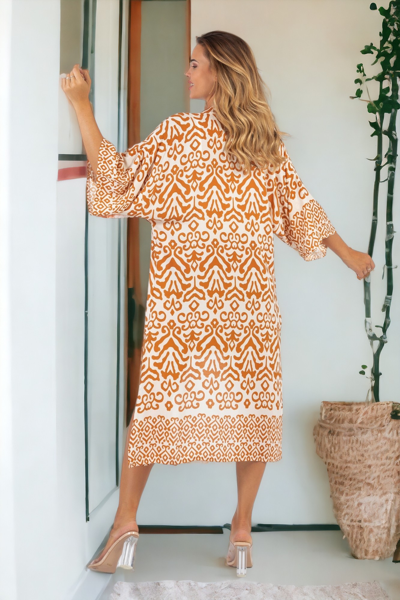 caftán estampado caftán estampado