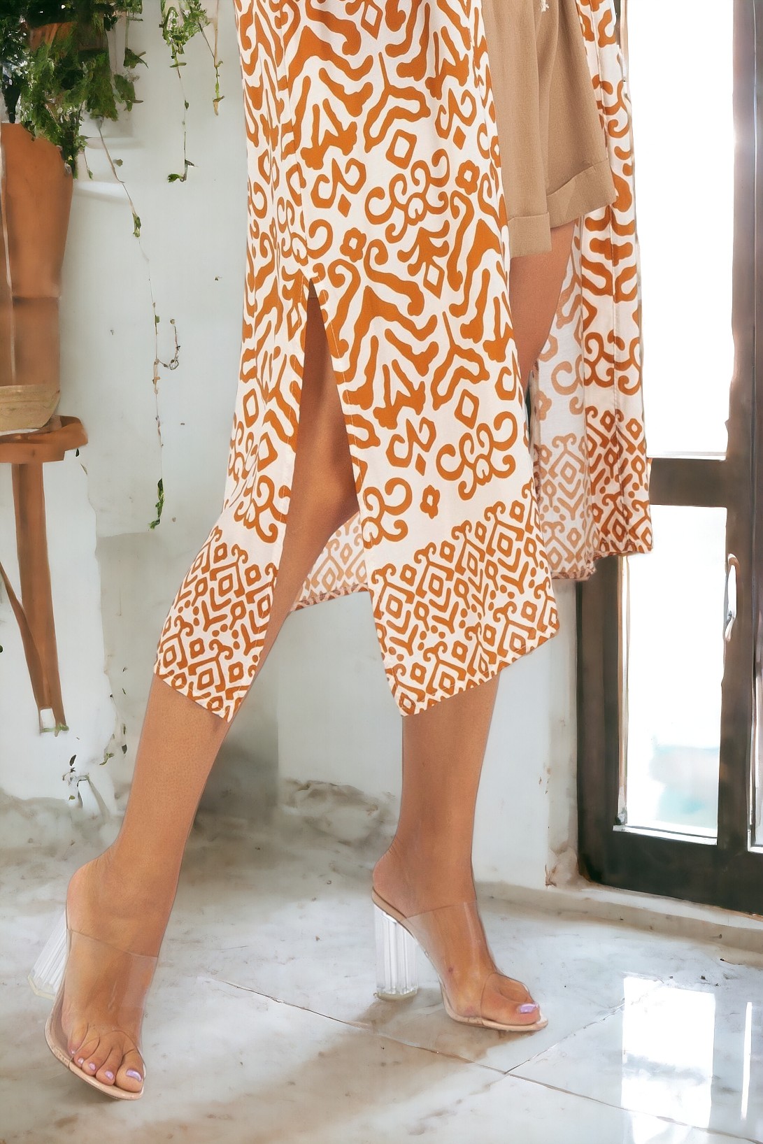 caftán estampado caftán estampado