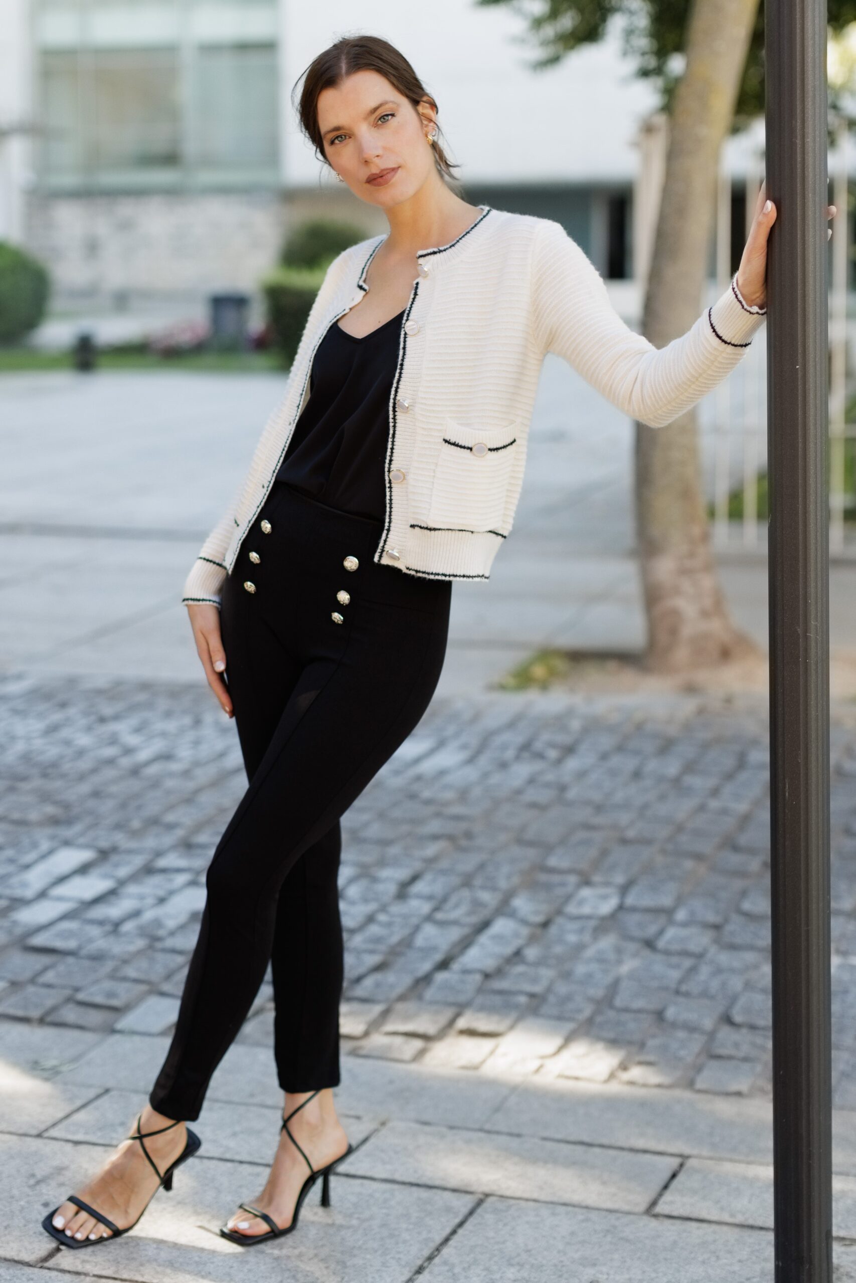 leggings botones leggings botones