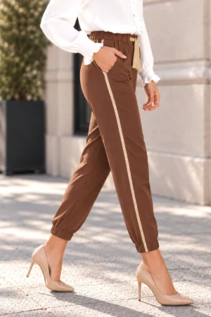 pantalon bombacho marron1
