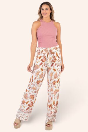 pantalón fluido estampado