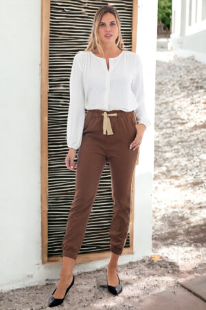 Home pantalón jogger marrón