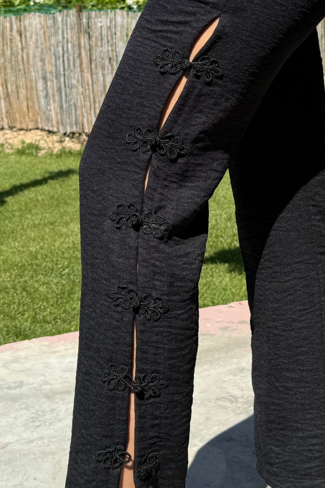 pantalón lino detalles pantalón lino detalles