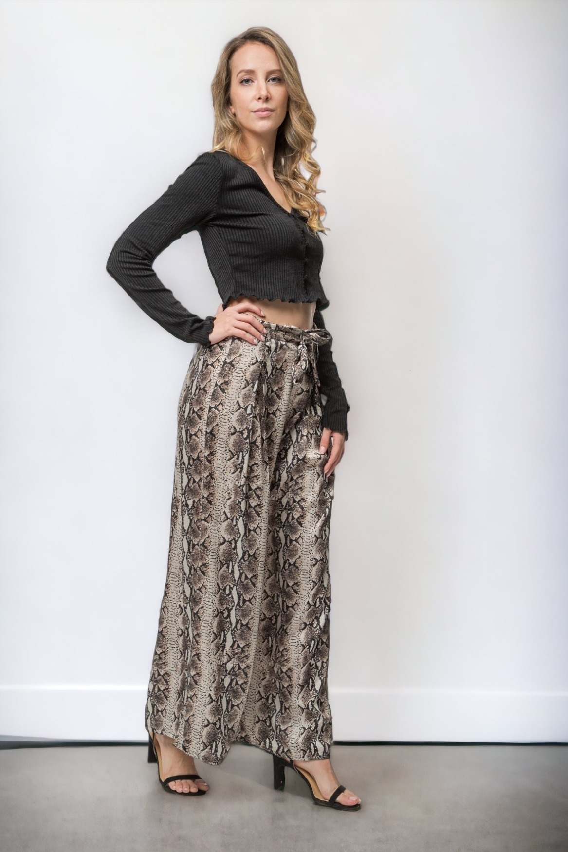 pantalón palazzo estampado pantalón palazzo estampado