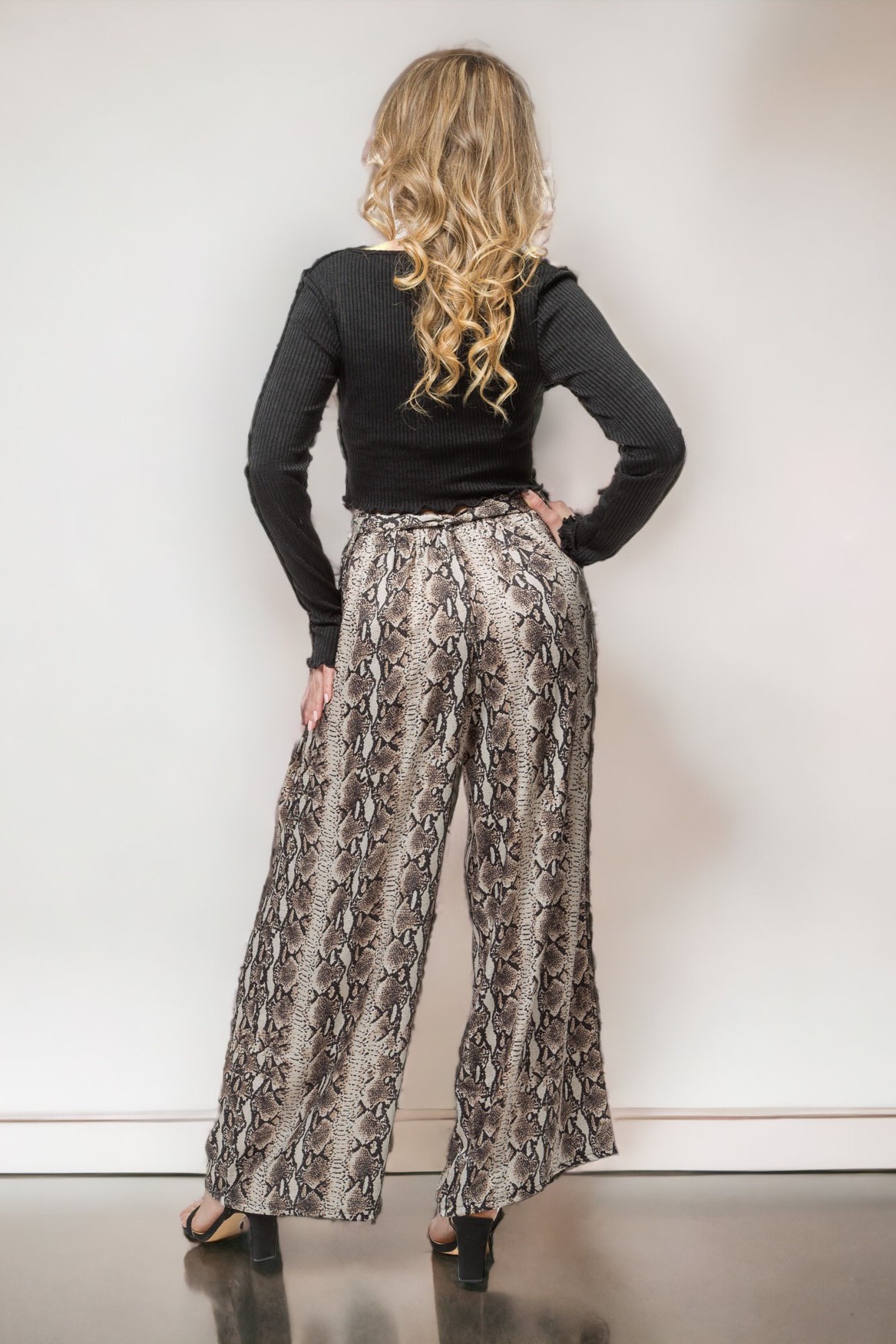 pantalón palazzo estampado pantalón palazzo estampado