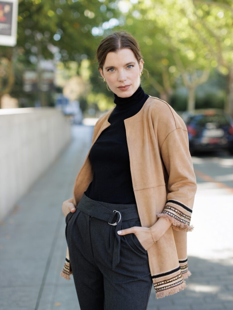 Chaqueta Efecto Ante Camel Mujer 2 768x1024