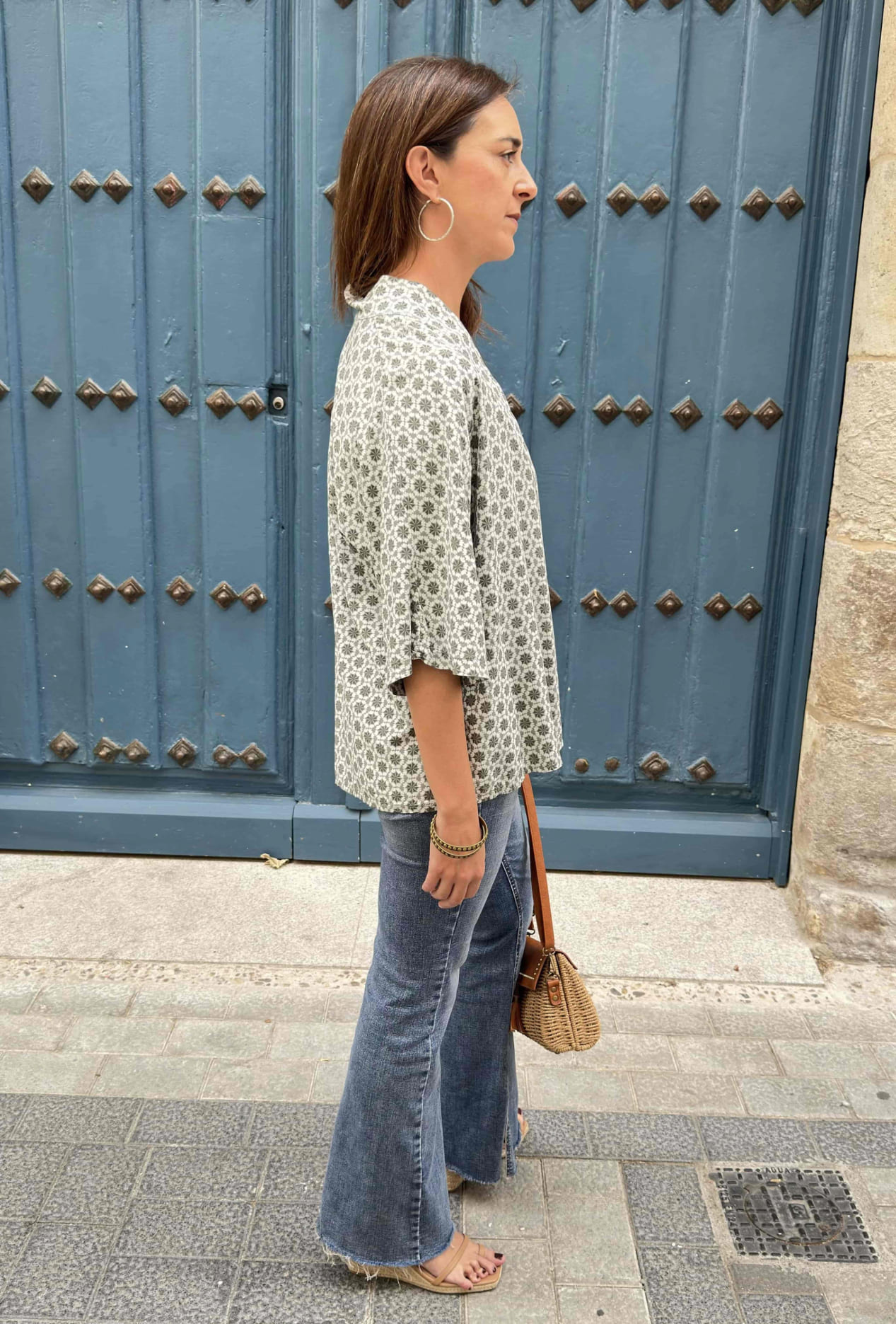kimono corto verde estampado para mujer kimono corto verde estampado para mujer
